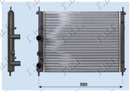 ΨΥΓΕΙΟ  1.6i16V +A/C (47,5x41)ΤΥΠΟΥ MARE