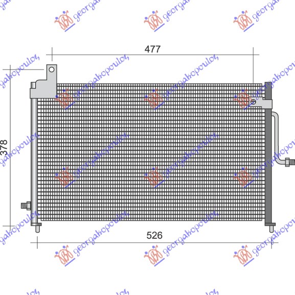 ΨΥΓΕΙΟ A/C 0,8 6V - 1,0 8V (50x30,2x2,0)