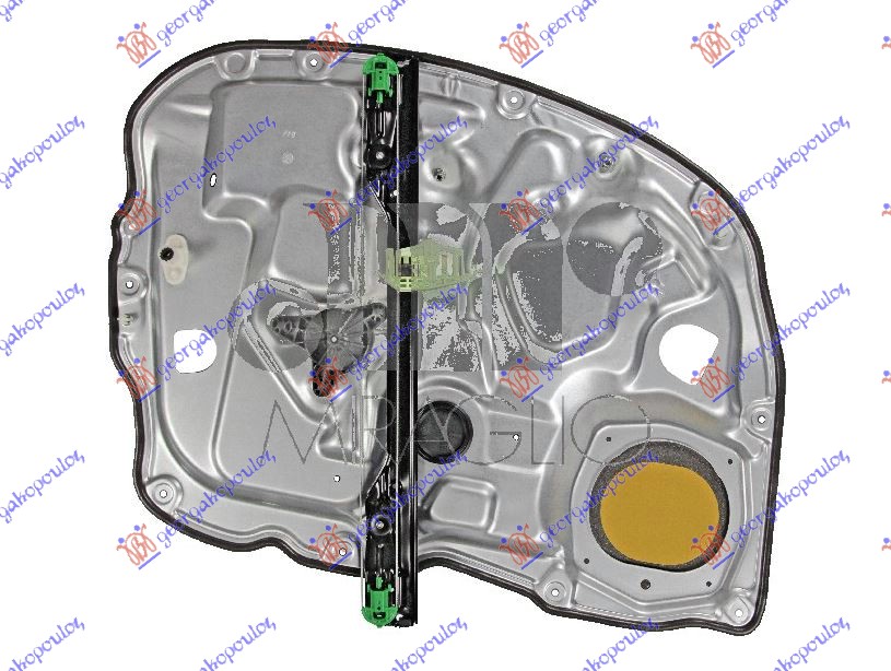 FRONT WINDOW REGULATOR ELECTRICAL (W/O MOTOR) (W/PANEL)