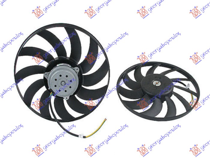 COOLING FAN (MOTOR+FAN) PETROL-DIESEL (380mm) (400w)