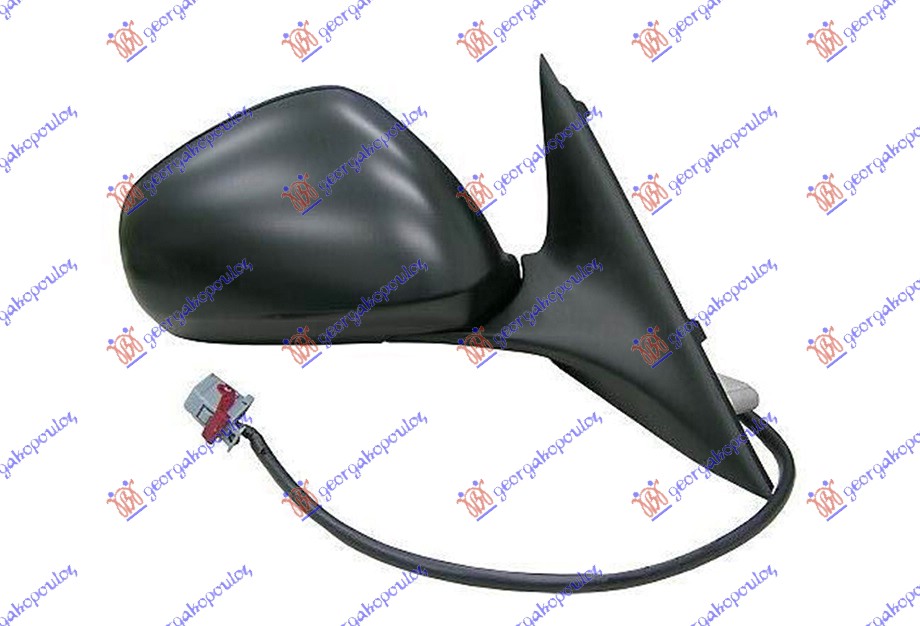 DOOR MIRROR ELECTRICAL HEATED FOLDABLE PRIMED (A QUALITY) (CONVEX GLASS)