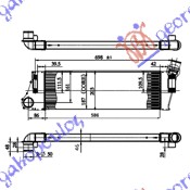 ΨΥΓΕΙΟ INTERCOOLER 1.5-1.9 DCi (584x187x50)