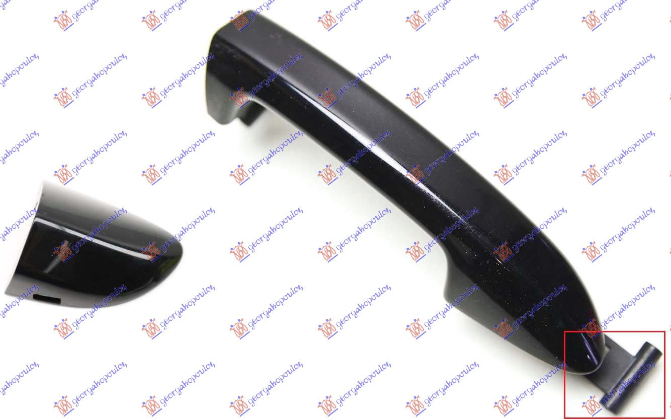 DOOR HANDLE FRONT/REAR OUTER (PAINTED BLACK)