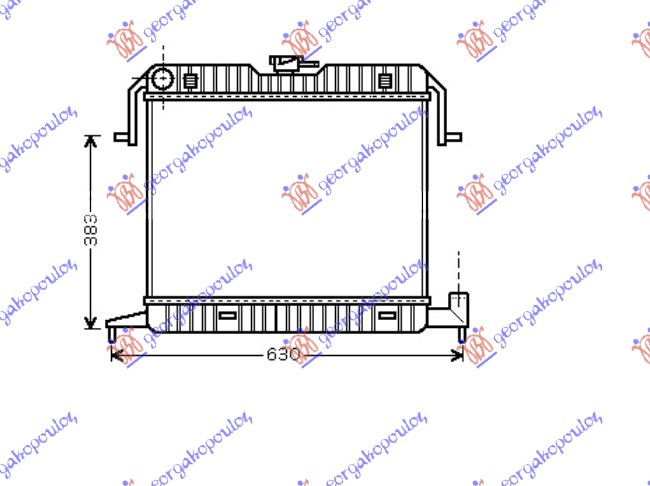 ΨΥΓΕΙΟ 1.8-2.0 cc -A/C (40x50) (ΧΑΛΚΟΣ)