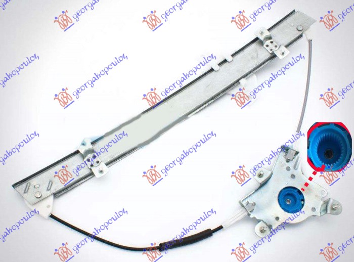 FRONT WINDOW REGULATOR ELECTRICAL (W/O MOTOR) (O)