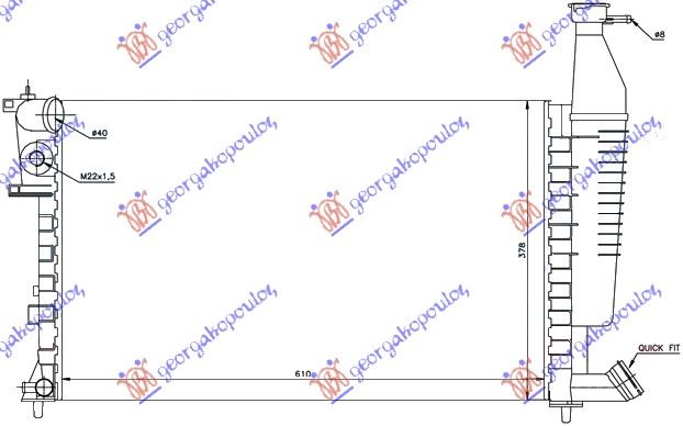 ΨΥΓ. 1.4-1.6-1.8 +/-AC (61x37,7x23)Μ/ΑΣΦ