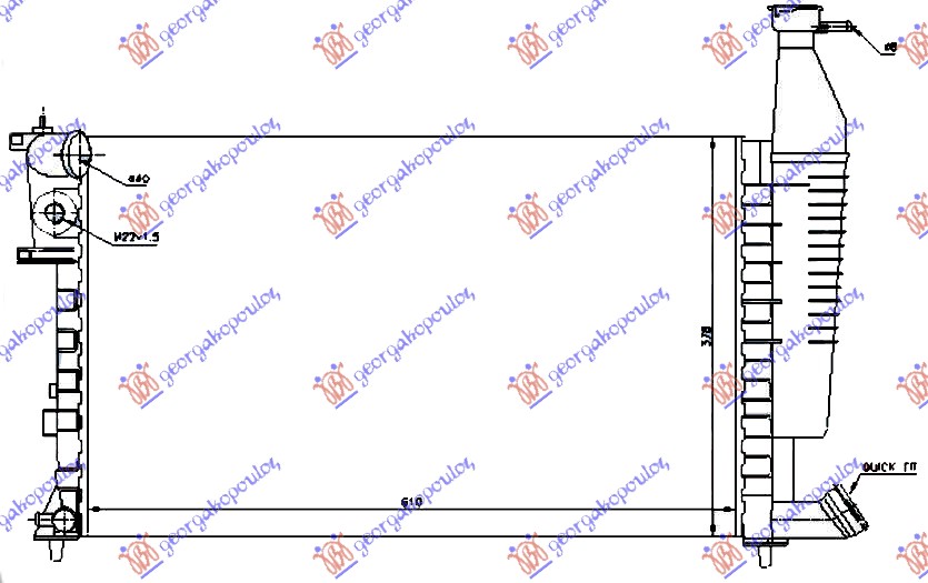 ΨΥΓ. 1.4-1.6-1.8 +/-AC (61x37,7x23)Μ/ΑΣΦ (VALEO CLASSIC)