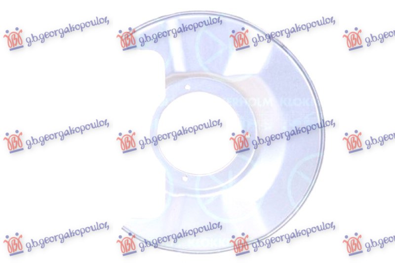 SPLASH PANEL BRAKE DISC FRONT (PANEL DIAMETER 270/90MM) (DISC DIAMETER 258MM)