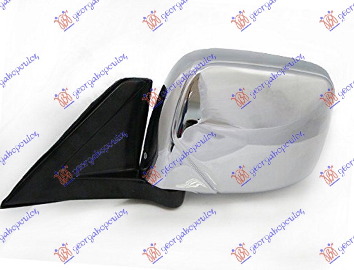 DOOR MIRROR MANUAL CHROME 2WD  (FLAT GLASS)