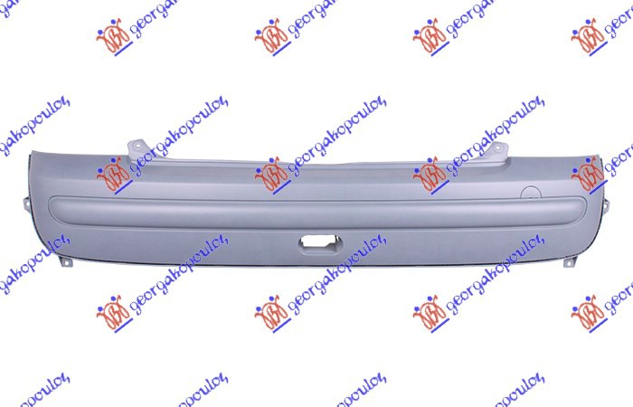 REAR BUMPER PRIMED(W/O MOULDING HOLES) -2004 (A QUALITY)