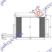 CONDENSER 1.4 T.D (480x360x16)
