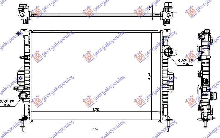 ΨΥΓΕΙΟ ΓΙΑ ΟΛΑ ΒΕΝΖ/ΠΕΤΡΕΛ ΜΗΧΑΝ. (670x454x16) (MAHLE BEHR)