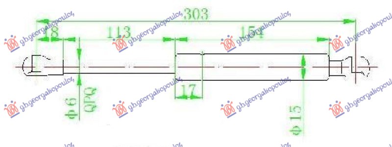 ΑΜΟΡΤΙΣΕΡ ΠΙΣΩ ΠΑΡΜΠΡΙΖ (303L-85N)