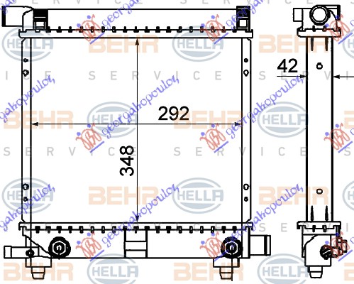 ΨΥΓΕΙΟ 1.8-2.0-2.3BZ M/A -AC (29x35) (MAHLE BEHR)