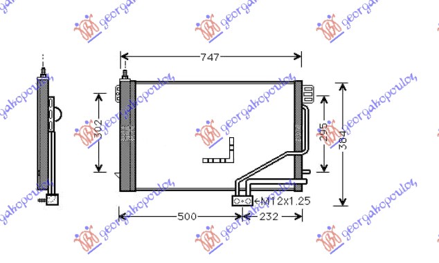 CONDENSER 2.0-2.2-2.7-3.0-3.2 CDi (640x37)