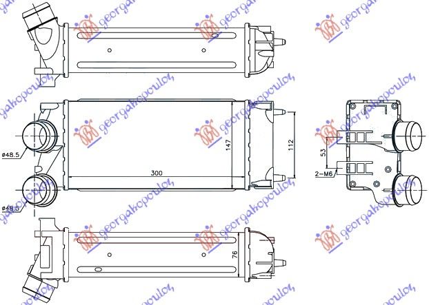 ΨΥΓΕΙΟ INTERC. 1,6 HDI (30x150x80) 09-