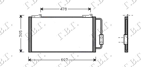 ΨΥΓΕΙΟ A/C ΓΙΑ ΟΛΑ (56.5x29.2x1.6)