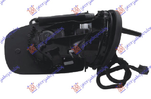 DOOR MIRROR ELECTRICAL HEATED (W/SIDE LAMP) W/O COVER -2008 (A QUALITY) (ASPHERICAL GLASS)