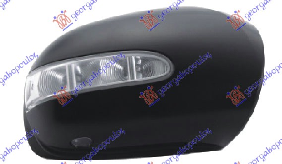 DOOR MIRROR COVER PRIMED W/SIDE LAMP & FOOT LIGHT -2008