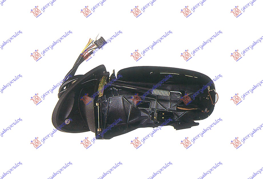 DOOR MIRROR ELECTRICAL HEATED (W/O COVER) FOLDABLE (W/SIDE LAMP & MEMORY) -2003 (A QUALITY) (ASPHERICAL GLASS)