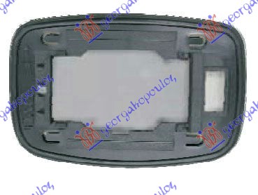 DOOR MIRROR GLASS 1994- (SQUARE BASE) (CONVEX GLASS)