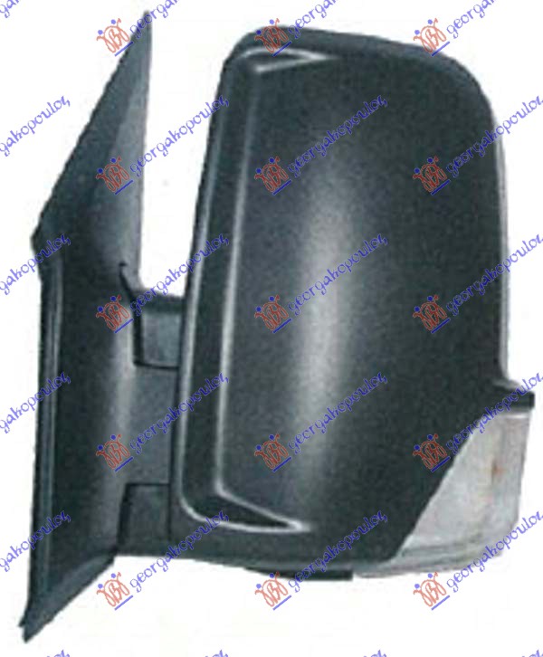 DOOR MIRROR ELECTRICAL -2009 (W/SIDE LAMP) (CONVEX GLASS)