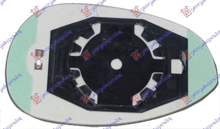 DOOR MIRROR GLASS HEATED (CONVEX GLASS)