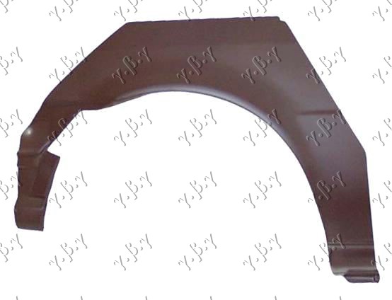REAR WING SIDE MOULDING 3D (WITH CHROME)