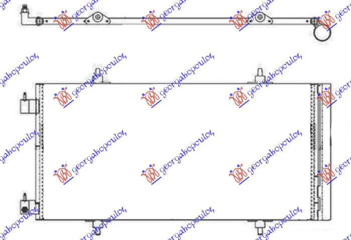 ΨΥΓΕΙΟ A/C 3.0i V6 24V ΒΕΝΖΙΝΗ (748x370x16)