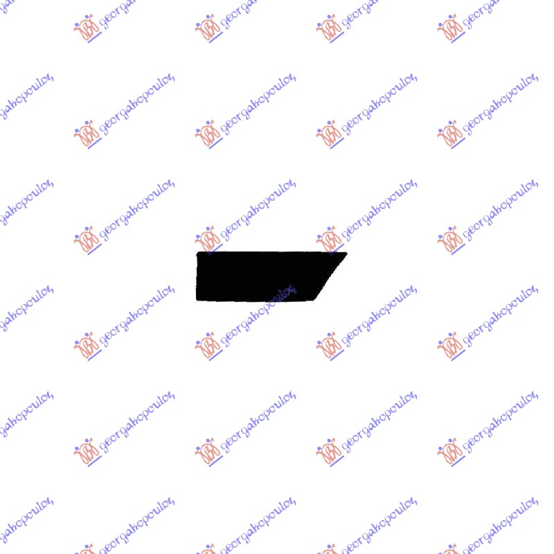 FRONT WING SIDE MOULDING 4/5D