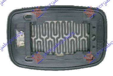 DOOR MIRROR GLASS HEATED 1994- (SQUARE BASE) (CONVEX GLASS)