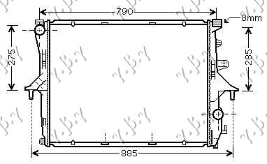 ΨΥΓ. ΓΙΑ ΟΛΑ BZ/DS. Μ/Α +/-AC(71x55)(MAHLE BEHR PREMIUM LINE)