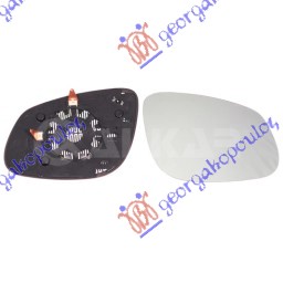 DOOR MIRROR GLASS HEATED -2007 (ASPHERICAL GLASS)