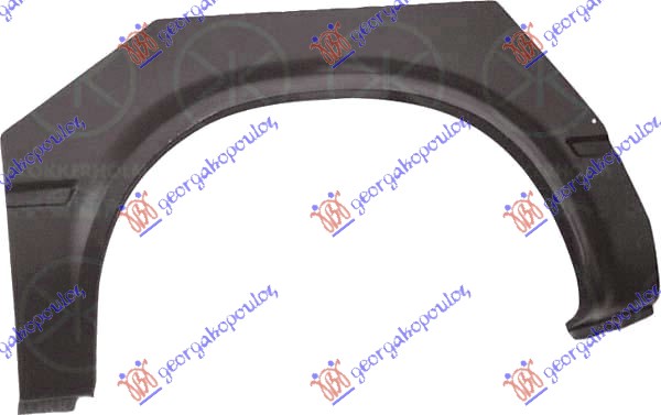 REAR WHEEL ARCH (3570 mm)
