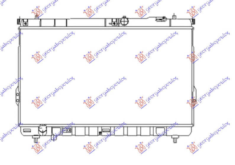 ΨΥΓΕΙΟ 2.0 CRDI +/- A/C ΜΗΧ.(72.6x40.3)ΣΩΛΗΝΑΚΙ 8ΜΜ ΦΤΕΡΟ