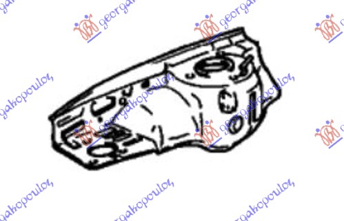 FRONT WHEEL HOUSE ASSY (O)