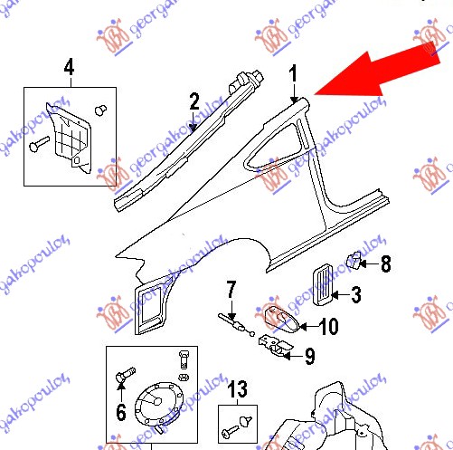 REAR FENDER (Ο)