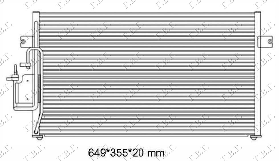 ΨΥΓΕΙΟ A/C ΒΕΝΖ-ΠΕΤΡ (60.5x35)