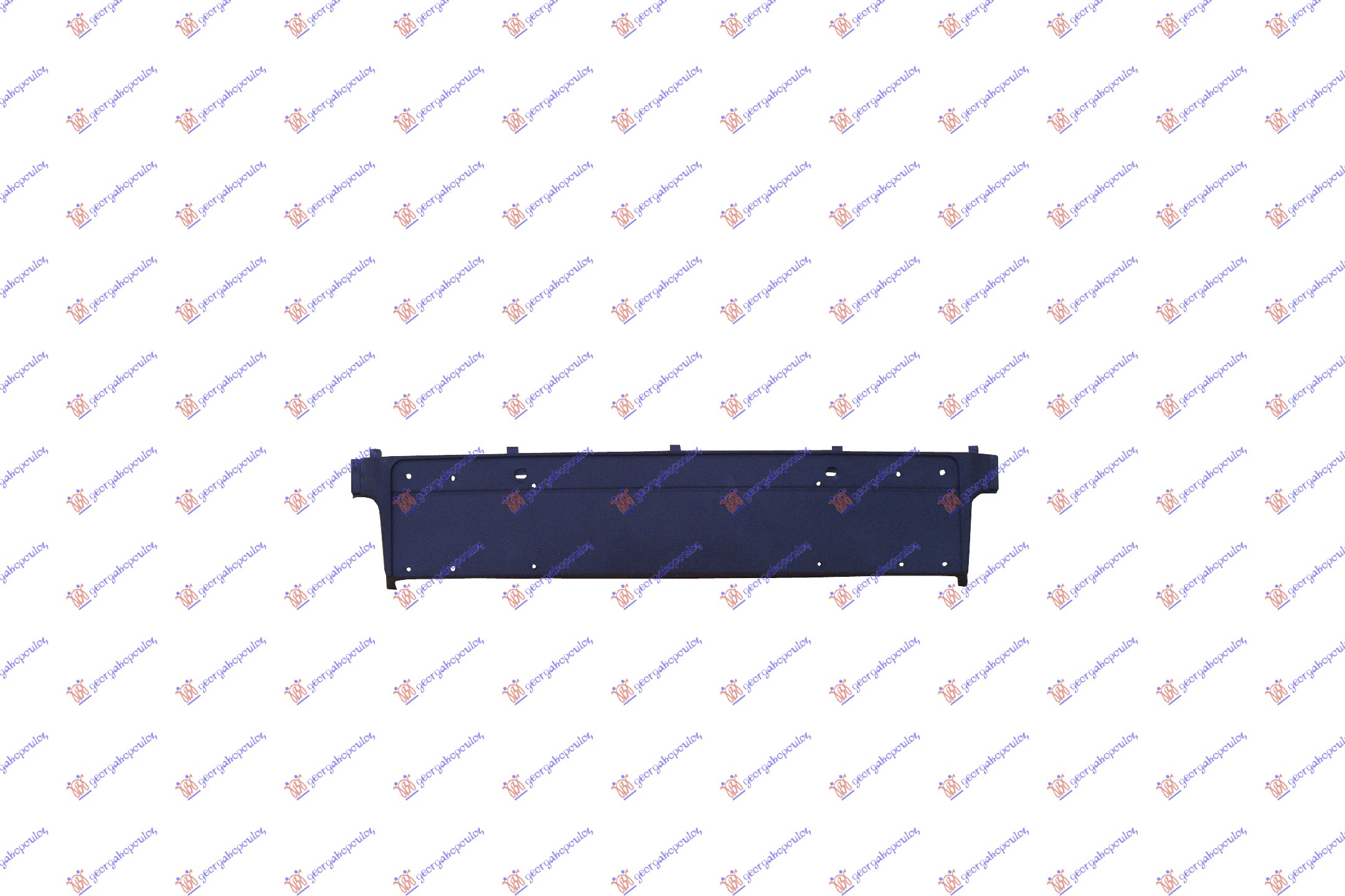 FRONT LICENCE PLATE PLASTIC (W/MOULDING HO) -2000