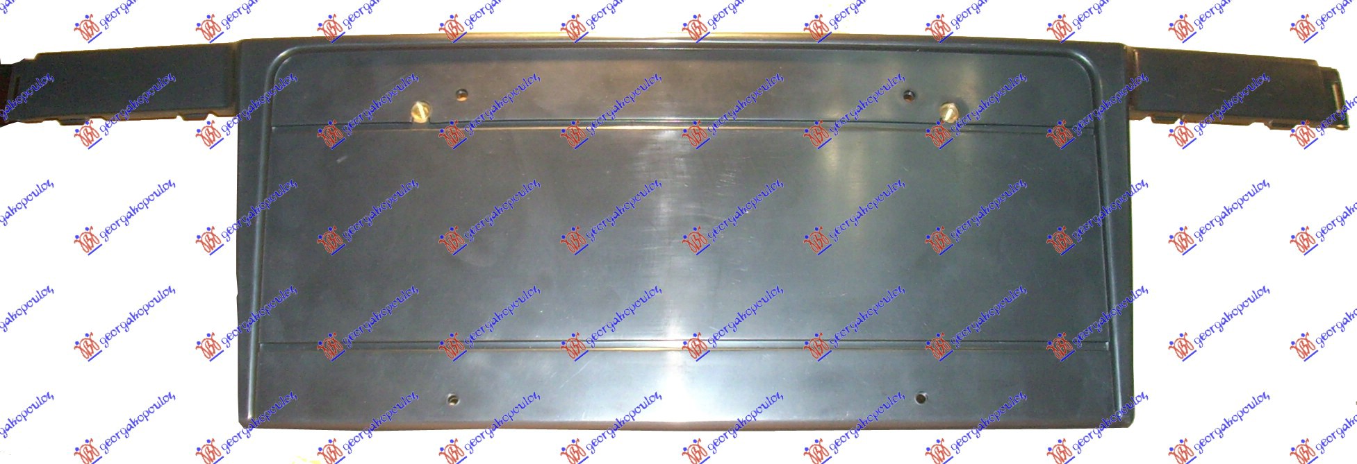 FRONT LICENCE PLATE PLASTIC (W/CHROME) 2000-