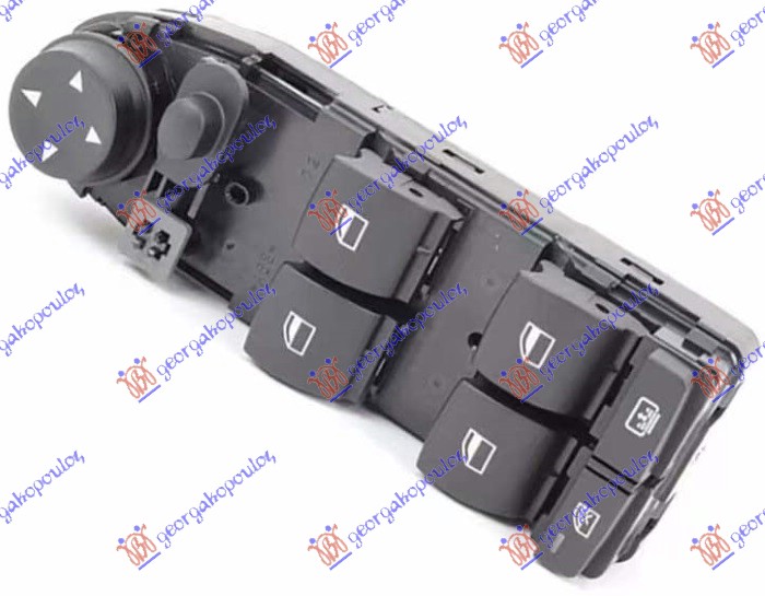 DOOR/MIRROR SWITCH FRONT (CURTAIN) (Quatern) 2007- (4pin)