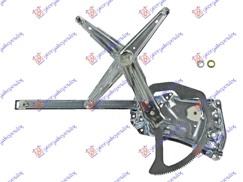 FRONT WINDOW REGULATOR ELECTRICAL 2D (W/O MOTOR) (VALEO)