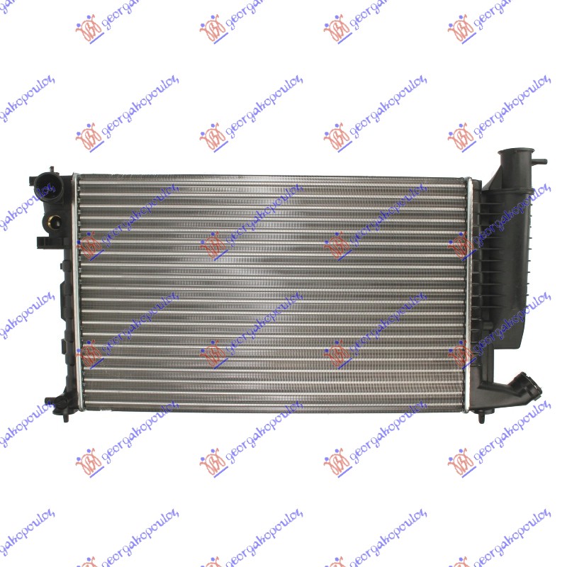 RADIATOR 1,4-1,6-1,8 & VTS +A/C (61x38) (W/QUICK CONNECTION)