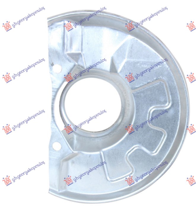SPLASH PANEL BRAKE DISC FRONT (PANEL DIAMETER 320/92MM)
