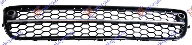 FRONT BUMPER GRILLE CENTER (W/PDS) & CHROME