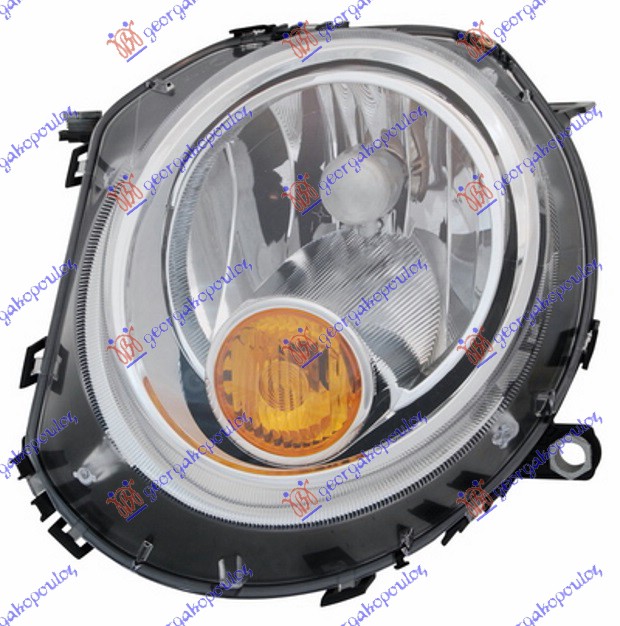 HEAD LAMP ELEC.(YELLOW SIDE LAMP) (E) (TYC)