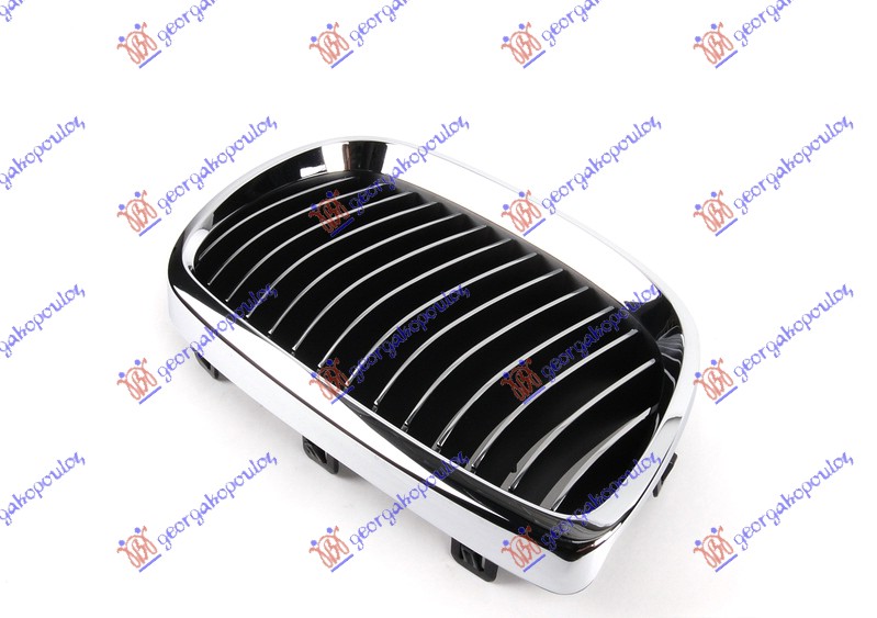GRILLE SIDE PIECE (CHROME-CHROME/BLACK)