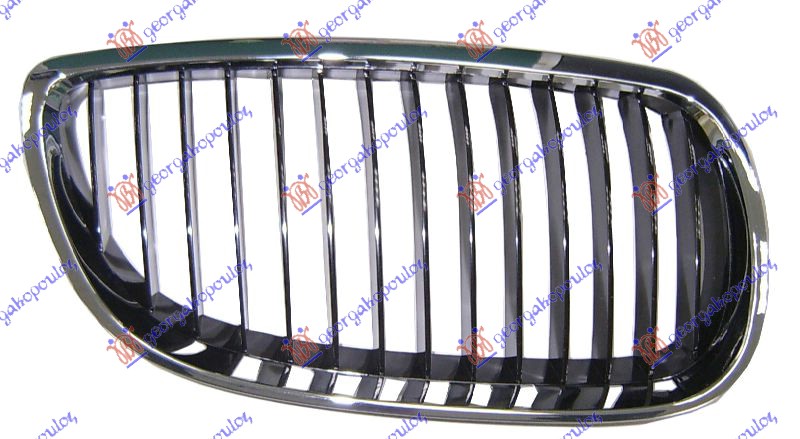 GRILLE SIDE PIECE (CHROME/BLACK)