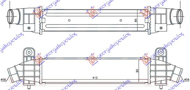 ΨΥΓΕΙΟ INT.2,0-2,2 TDCi-TDDi(41,2x91x85)