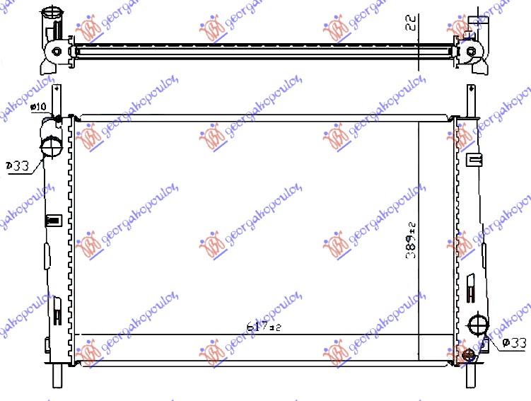 ΨΥΓΕΙΟ 1.8-2.0 BENZ ΜΧ/ΑΤ +A/C (62x40,5) (VALEO CLASSIC)